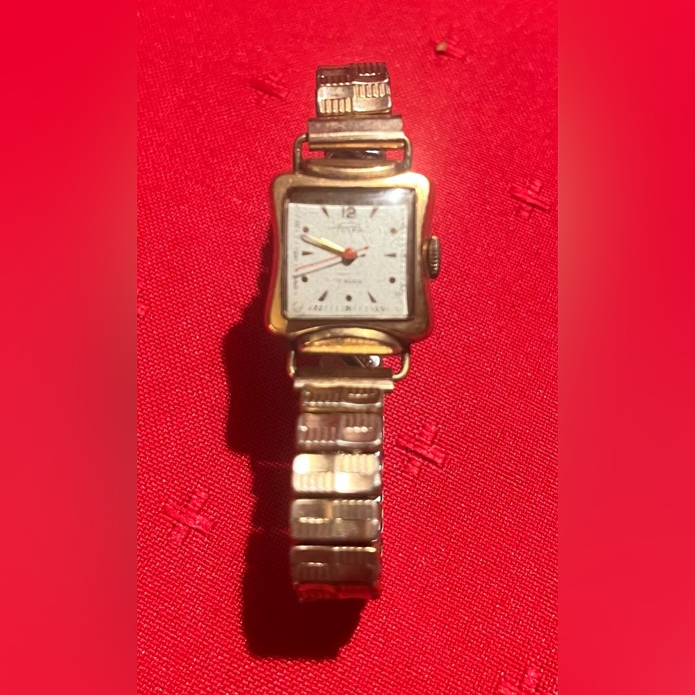 Vintage Porta 17 Rubis Gold-Plated German Watch